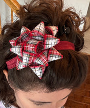 Load image into Gallery viewer, Holly Bow - White Plaid