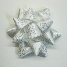 Load image into Gallery viewer, Holly Bow - Snowflake Shimmer