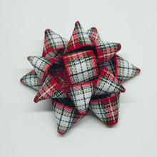 Load image into Gallery viewer, Holly Bow - White Plaid