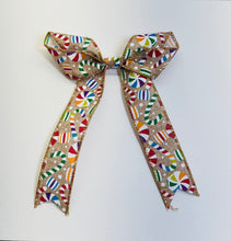 Load image into Gallery viewer, Zoey Bow - Colorful Christmas Candy

