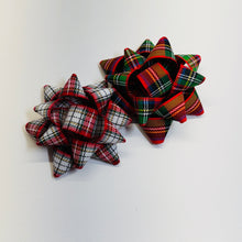 Load image into Gallery viewer, Holly Bow - White Plaid
