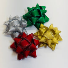 Load image into Gallery viewer, Holly Bow - Red Tinsel
