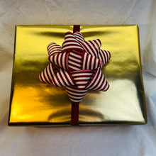 Load image into Gallery viewer, Big Lizzy Bow - Candy Cane Stripe
